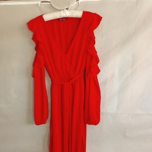 New Red Maxi Dress for Christmas